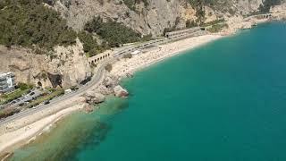 Varigotti  La spiaggia più bella della Liguria  DJI Spark [upl. by Ahtibbat773]