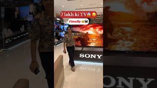 Vlog 18 “7 Lakh ki TV”😱 Finally Bought📺😍 shorts sony tv couplevlog viral nishipratik [upl. by Yema473]