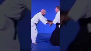 AIKIDO AGAINST DOUBLE WRIST GRAB [upl. by Mariand]