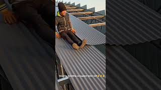 Corrugated metal roof installation process [upl. by Harris151]