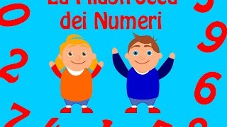 Filastrocca dei Numeri  Filastrocche per Bambini [upl. by Grantham]