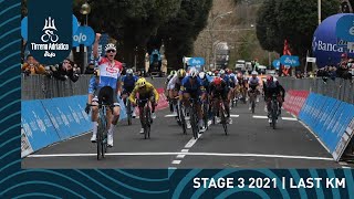 TirrenoAdriatico EOLO 2021  Stage 3 Last km [upl. by Ailedo]