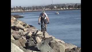 CRAZY RYAN Rock Hopping Near Mission Bay [upl. by Garcon]