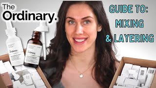 The Ordinary  ULTIMATE GUIDE TO MIXING amp LAYERING SKINCARE [upl. by Dorthea718]