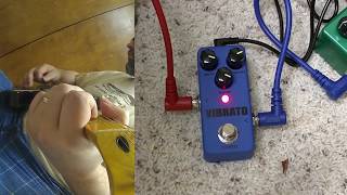 KOKKO VIBRATO Electric Guitar Effect Pedal [upl. by Enirehtakyram]