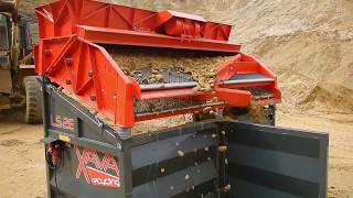 Schotter sieben Xava Rüttelsieb LS28  Screening Gravel Vibrating Screen LS28 [upl. by Ibson]