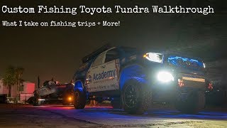 Whats inside my CUSTOM Toyota Tundra Fishing Tow Vehicle [upl. by Koppel772]