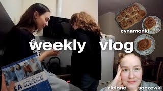 pieczenie cynamonek i ZJADŁAM GLINĘ  weekly vlog [upl. by Enoch678]