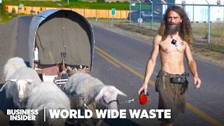 Meet The Nomad Prepping For Doomsday With Sheep  World Wide Waste  Business Insider [upl. by Eenerb]