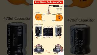 TDA2822 Best Stereo Amplifier Circuit 2Piece Computer Speaker  Low voltage Dual channel amplifier✅ [upl. by Aia]