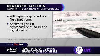 Taxes How to report crypto transactions to the IRS [upl. by Allekram]