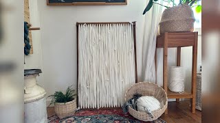 Getting Started with Rag Rug Weaving A Beginners Guide Part 1 of 4 [upl. by Aramoix2]