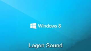 Windows 8 StartupLogonLogoffShutdown Sounds [upl. by Ttam19]