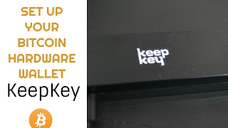 KeepKey  Setting up your Bitcoin Hardware Wallet for the First Time [upl. by Wilone]