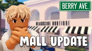 MALL UPDATE IN BERRY AVENUE COMING 🛍️ [upl. by Lewert]