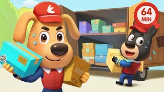 Police Officers Deliver Packages  Kids Cartoons  Kids Videos for Kids  Sheriff Labrador [upl. by Akerue]