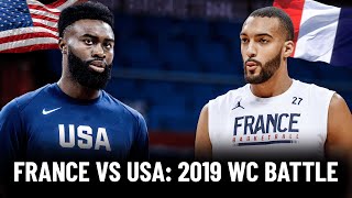 USA vs France 2019 FIBA World Cup  Basketball Highlights [upl. by Torbart]