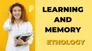 learning and memory  ethology [upl. by Hamnet]