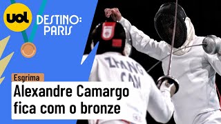 ALEXANDRE CAMARGO FICA COM O BRONZE NA ESGRIMA NO PAN DE SANTIAGO [upl. by Laux]