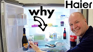 Are French Door Fridges any Good HAIER HTF610DM7 fridge freezer review [upl. by Yrtua]