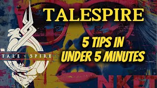 TALESPIRE 5 Tips in under 5 Minutes [upl. by Shaun498]