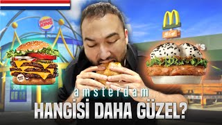 AMSTERDAM BURGER KING VS MC DONALDS [upl. by Turne]