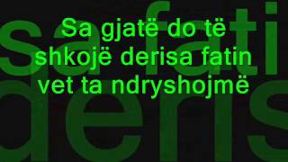 Jericho Nentor i Ftohte Lyrics me Tekst [upl. by Narmis]