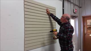 PVC Slatwall Easy Panel Installation [upl. by Martinez]