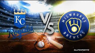 Royals VS Brewers Home Opener Game 1 [upl. by Donelu]