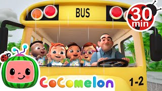 Every Wheels On The Bus Episode  CoComelon 🍉  Nursery Rhymes [upl. by Justen]