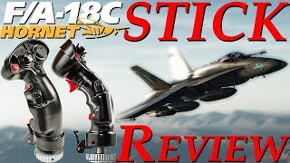 Thrustmaster FA18C Stick Grip Review  Preorder Now [upl. by Otiv]