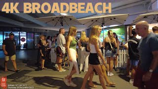 4k Explore Broadbeach Nightlife  Broadbeach  Gold Coast  Queensland  Australia [upl. by Namielus]