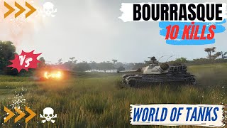 BatChâtillon Bourrasque Carnage 10 Kills 🔥🏆  World of Tanks  Wot Replays [upl. by Scherman]