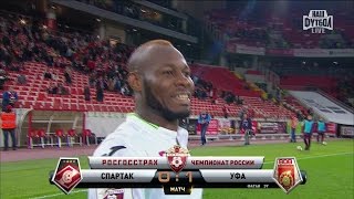 Highlights Spartak vs FC Ufa 01  RPL 201617 [upl. by Jorrie]