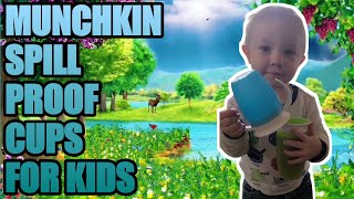 MUNCHKIN SPILL PROOF CUPS FOR KIDS amp TODDLERS [upl. by Phillie]