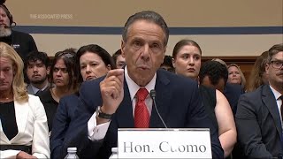 Former NY Gov Cuomo defends COVID19 nursing home decisions in combative House committee hearing [upl. by Hogen]