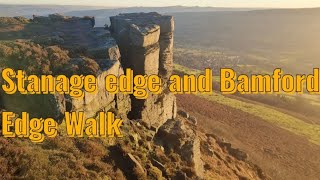 Stanage Edge and Bamford Edge walk [upl. by Aerdnaz]