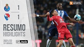 Highlights  Resumo FC Porto 11 Gil Vicente Liga 2122 24 [upl. by Mufinella]