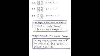 Orthogonal Basis Example [upl. by Hoon]