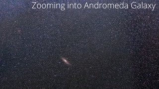 Zooming into Andromeda Galaxy I Gigapixels of Andromeda I Hubble space telescope view of Andromeda I [upl. by Oretos]