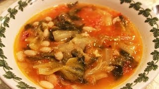 Escarole and Beans Recipe  OrsaraRecipes [upl. by Anon]