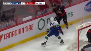 Zack MacEwen vs Brady Tkachuk Round 2 [upl. by Yraunaj]