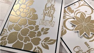 Heat Embossing with Stencils [upl. by Terina]