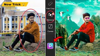 Photo Ka Background Change Kaise Kare  PicsArt Background Change photo editing  PicsArt Editing [upl. by Ronni]