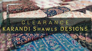 Zarukee Winters Karandi Shawls amp Embroidered Pakistani Dresses BareezeLimited Time Sale No Restock [upl. by Areip]