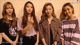 Mamamoo 마마무 introduction as time passes [upl. by Lerrehs]