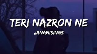 Teri Nazron Ne Dil Ka Kiya Jo Hasar  Jananisings Lyrics [upl. by Ody]