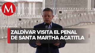 Arturo Zaldívar dialoga con reclusas en Santa Martha Acatitla entre ellas Rosario Robles [upl. by Theodora474]