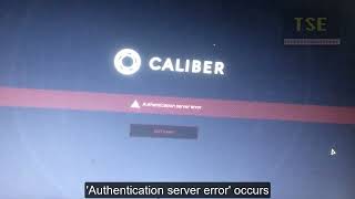 How to fix Authentication server error Caliber  steam windows 10 PC [upl. by Campbell]