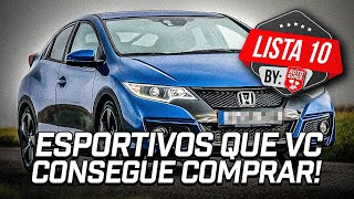 10 CARROS ESPORTIVOS QUE CABEM NO SEU BOLSO 2023 [upl. by Salb]